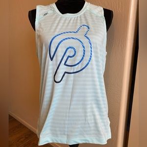 Peloton Turquoise Blue Small Top